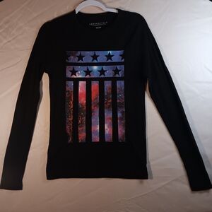 Aeropostale 🌲 thermal long-sleeved black XS